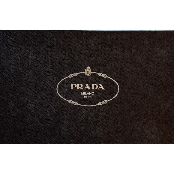 Prada NWB Black Spazzolato Square Toe Derby Oxfords main image 5